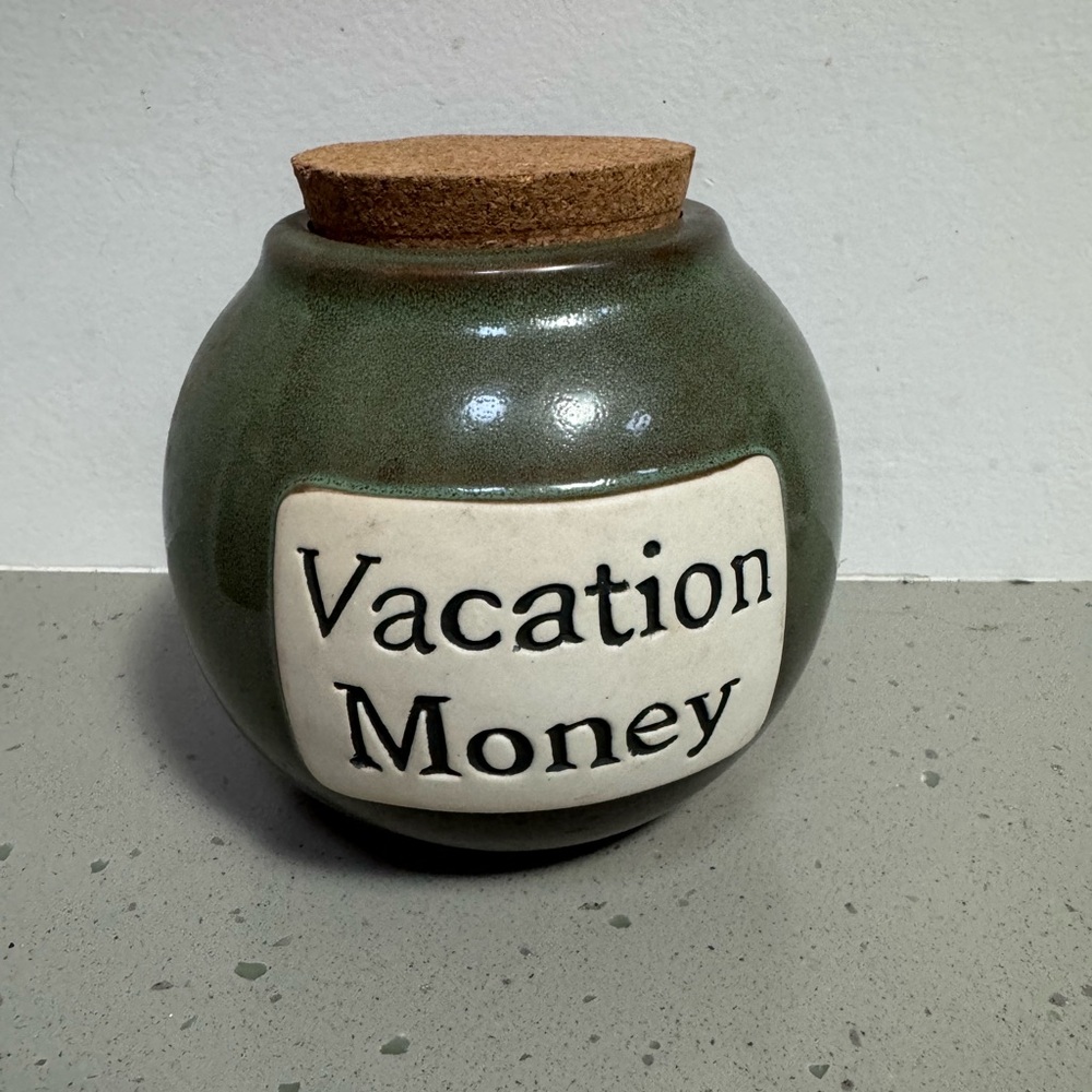 Vacation Money Savings Container